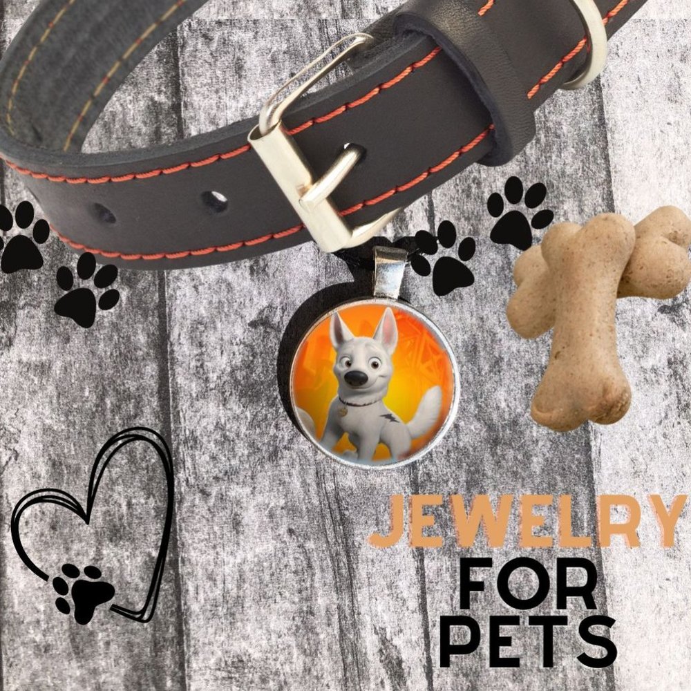 Disney Bolt-Pet Tag, Tag accessory for pet collar